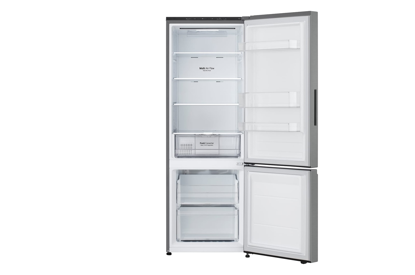 LG 335L Bottom Freezer Refrigerator with Smart Inverter Compressor in Prime Silver, GB-B3354PY