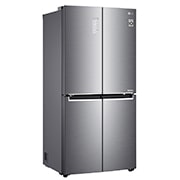 LG 464L Multi Door Refrigerator with Smart Inverter Compressor™ in Platinum Silver, GF-B4533PZ