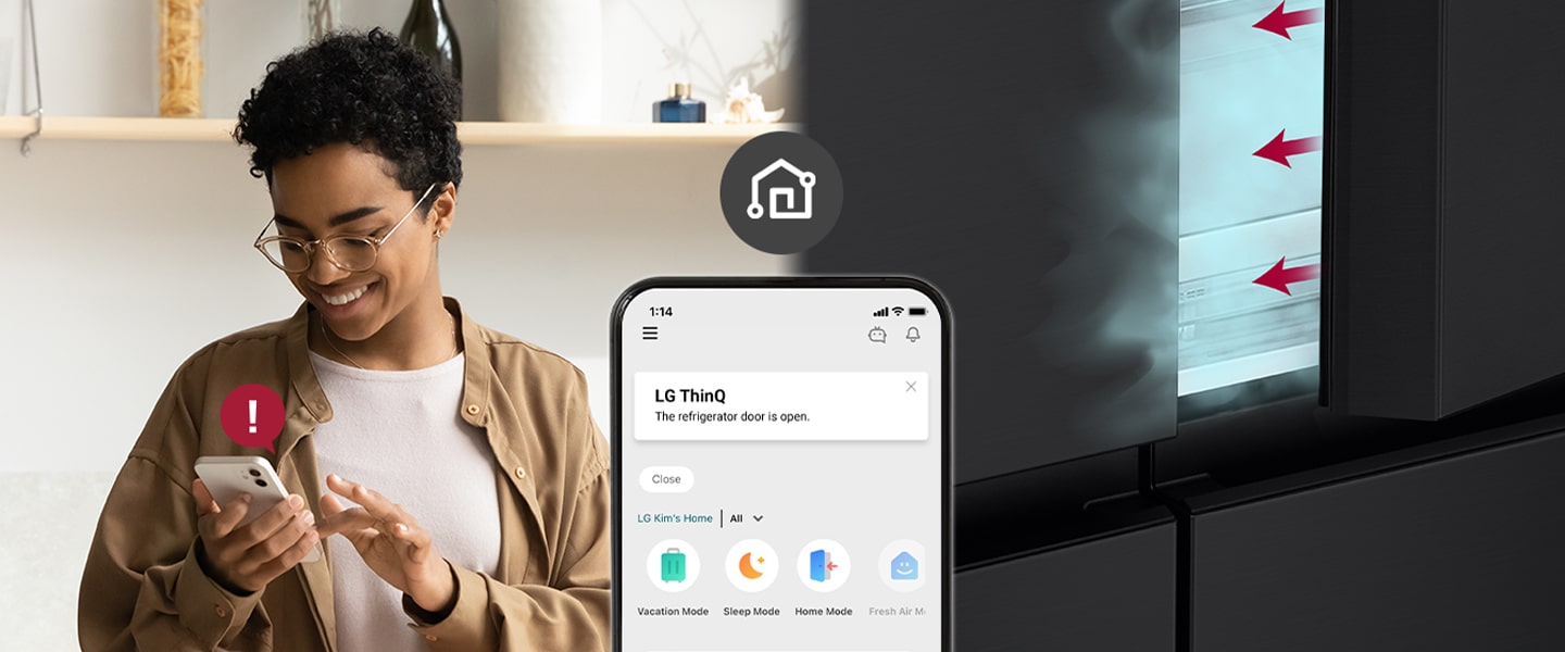 Receive Alerts Through LG ThinQ™