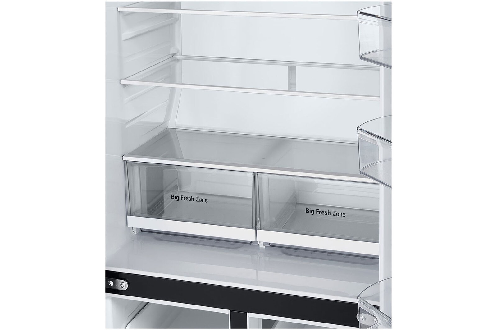 LG 464L Multi Door Refrigerator with Smart Inverter Compressor™ in Essence Matte Black, GF-B4544EP