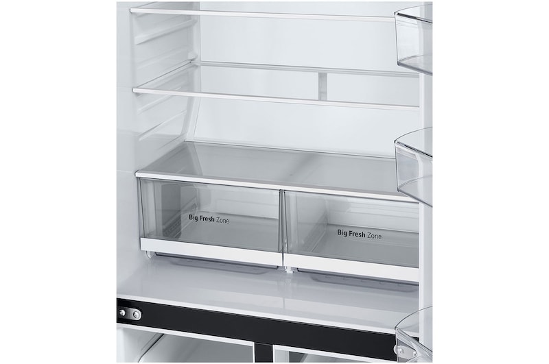 LG 464L Multi Door Refrigerator with Smart Inverter Compressor™ in Essence Matte Black, GF-B4544EP