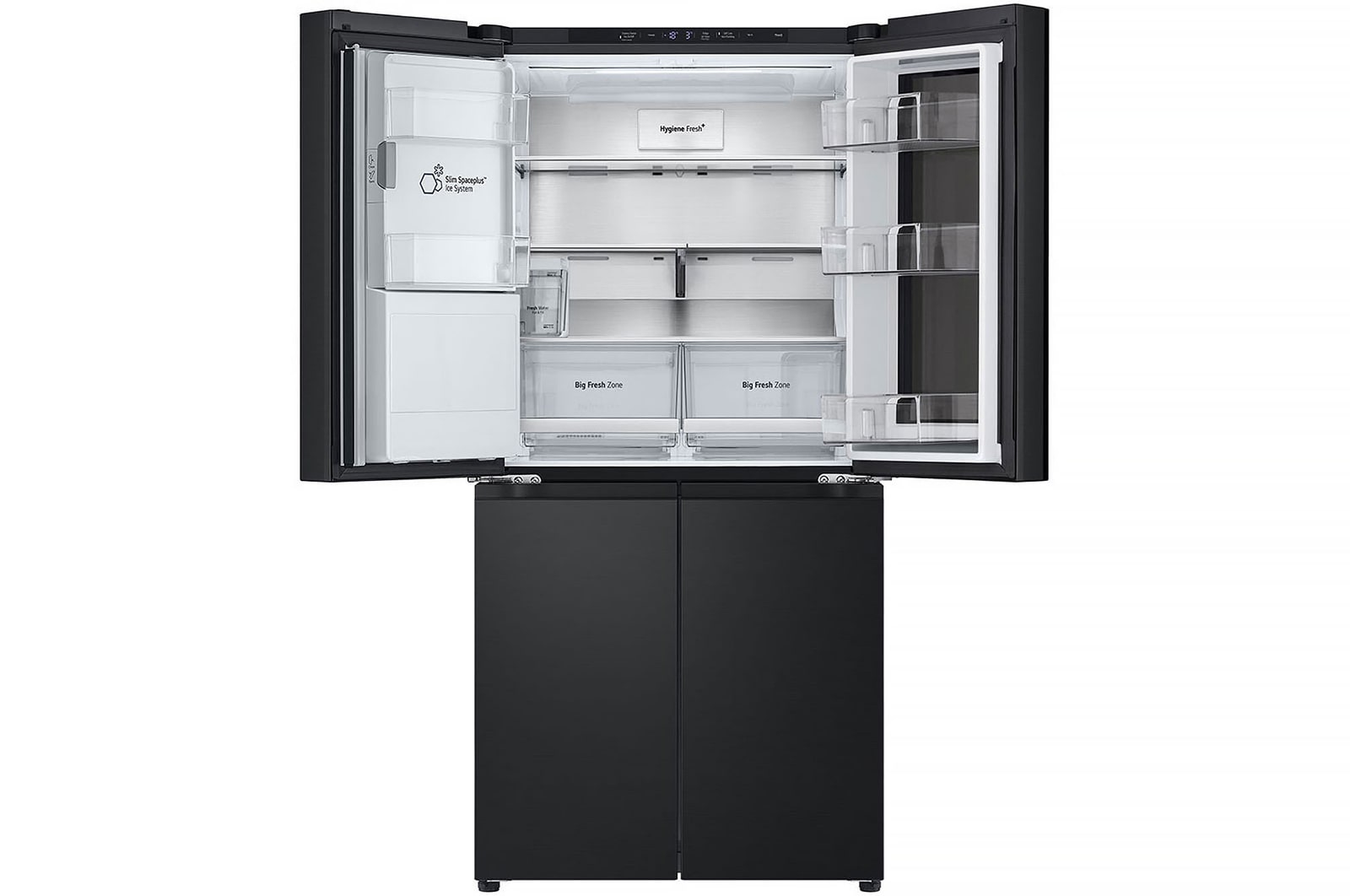 LG 508L InstaView® Refrigerator in Essence Matte Black, GF-G4534EP