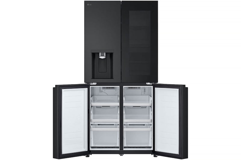 LG 508L InstaView® Refrigerator in Essence Matte Black, GF-G4534EP