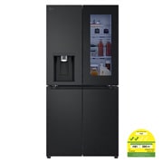 LG 508L InstaView® Refrigerator in Essence Matte Black, GF-G4534EP