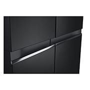 LG 647L Side by Side Refrigerator with Smart Inverter Compressor™ in Essence Matte Black, GS-B6473EP