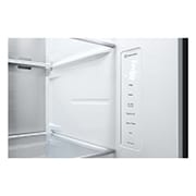 LG 647L Side by Side Refrigerator with Smart Inverter Compressor™ in Essence Matte Black, GS-B6473EP