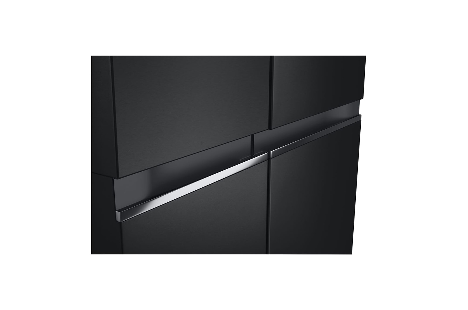LG 647L Side by Side Refrigerator with Smart Inverter Compressor™ in Essence Matte Black, GS-B6473EP