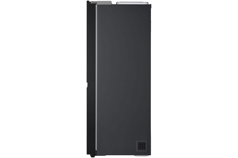 LG 617L side-by-side-fridge with Smart Inverter Compressor™ in Matt Black, GS-L6473EP