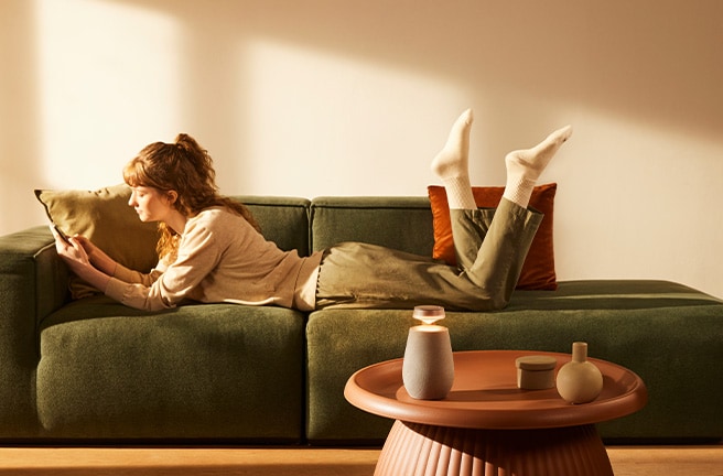 Image of LG XBOOM 360 XO2T in Lifestyle. Image of LG XBOOM 360 XO2T in Lifestyle.