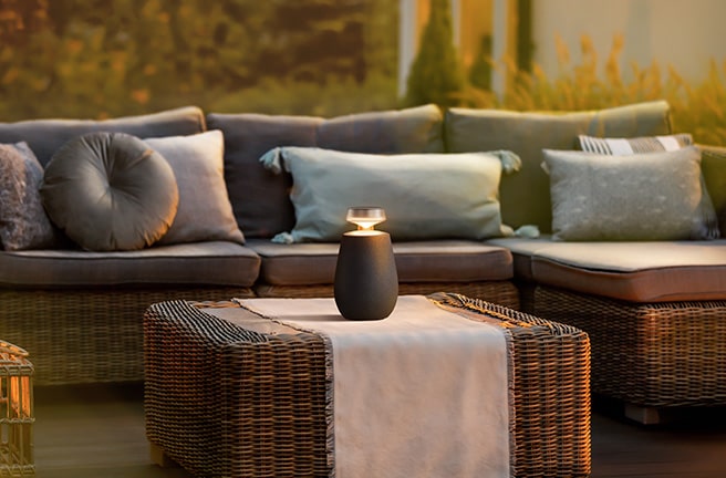 Image of LG XBOOM 360 XO2T in Lifestyle. Image of LG XBOOM 360 XO2T in Lifestyle.