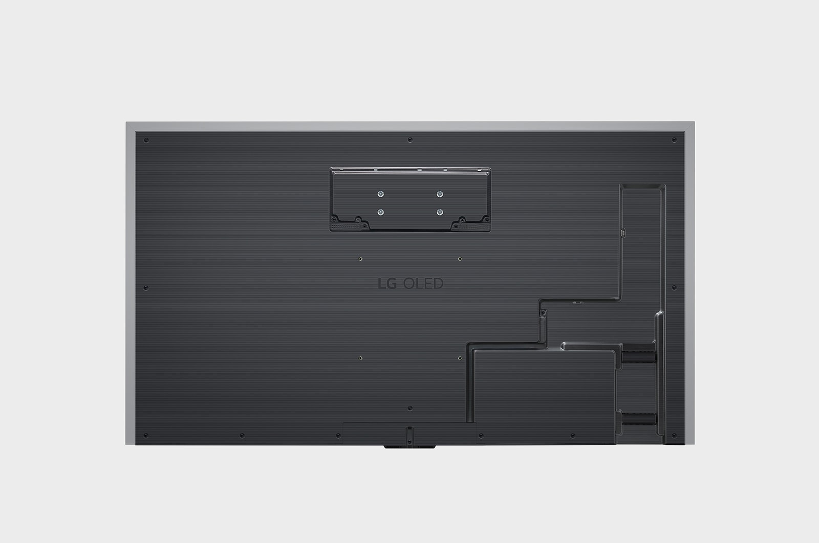 Rear view of LG OLED evo TV, OLED M4
