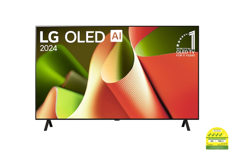 Front view with LG OLED and 11 Years World No.1 OLED Emblem