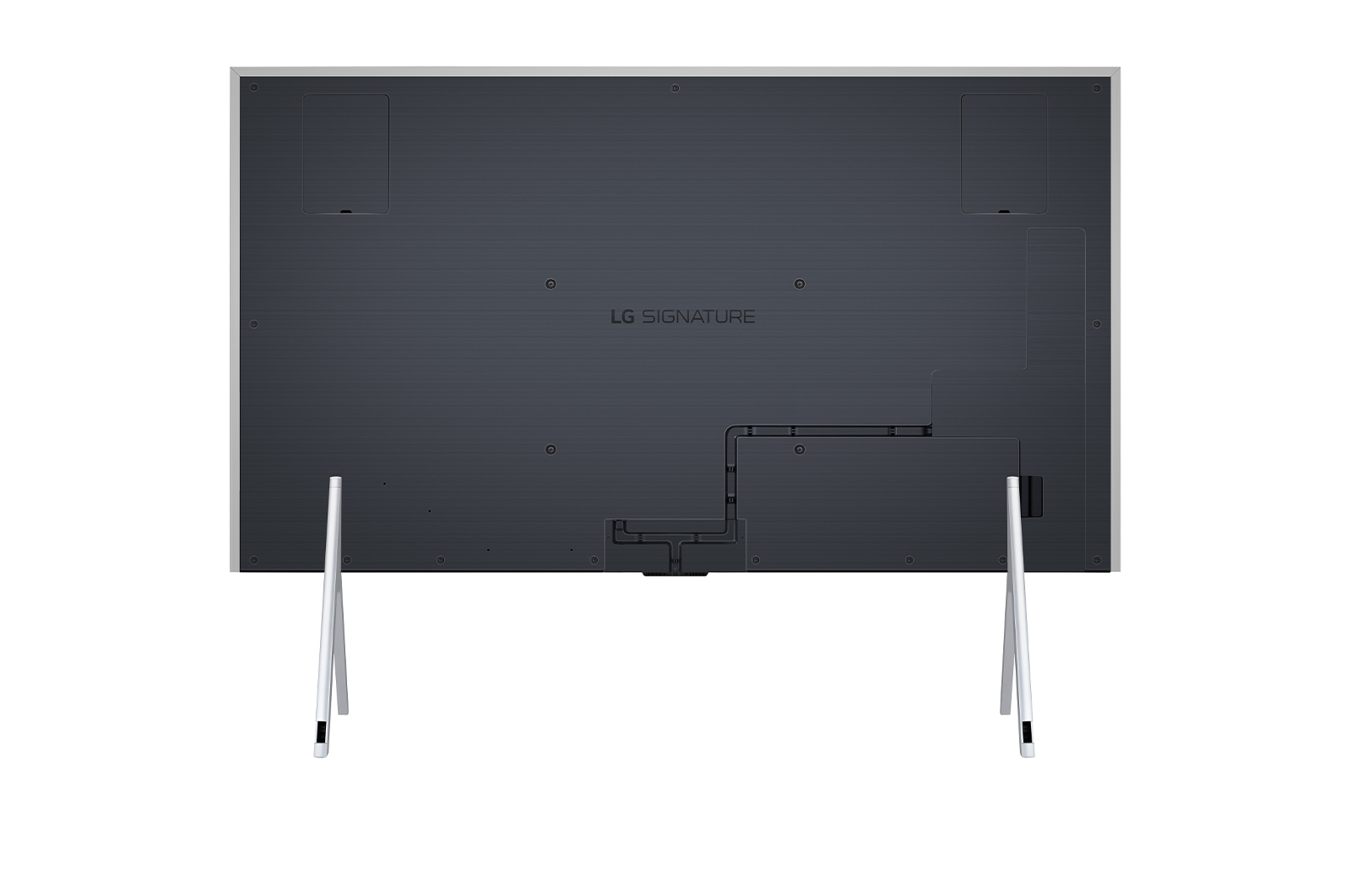 Rear view of LG OLED M3 on the stand