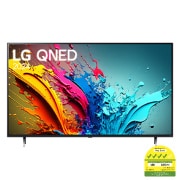 Front view of QNED86 with LG QNED, and 2024 on screen