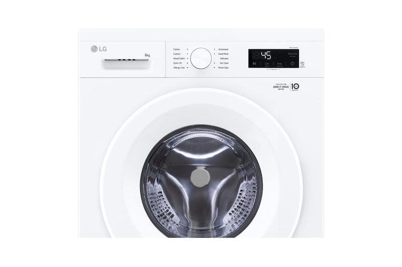 LG 8kg Front Load Washing Machine, FB1208S6W