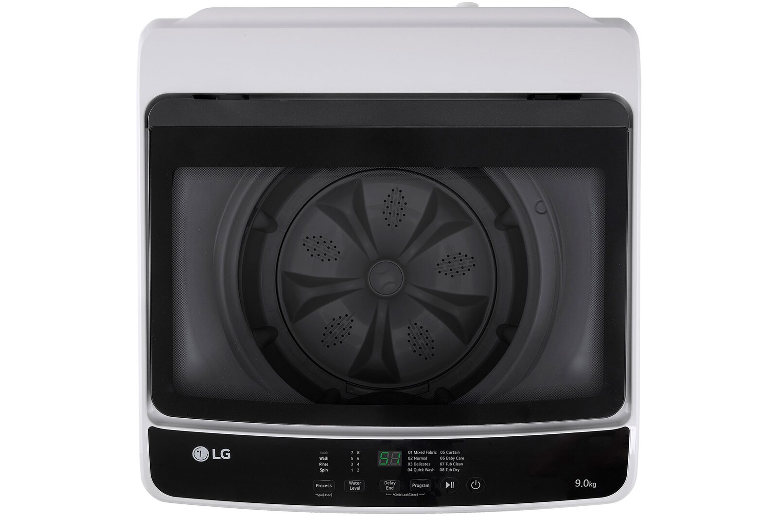 LG 8KG Top Load Washing Machine, Gray, T2108NT1G