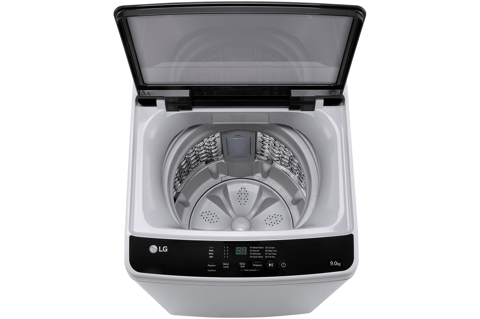 LG 8KG Top Load Washing Machine, Gray, T2108NT1G