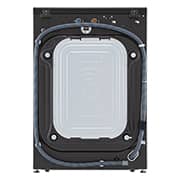 LG 21/12kg, AI Direct Drive Front Load Washer Dryer in Black Steel, F2721HVRB