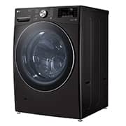 LG 21/12kg, AI Direct Drive Front Load Washer Dryer in Black Steel, F2721HVRB