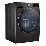 LG 21/12kg, AI Direct Drive Front Load Washer Dryer in Black Steel, F2721HVRB