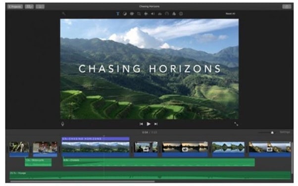 โปรแกรมตัดต่อวิดีโอ iMovie