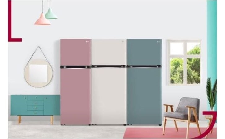 ตู้เย็น 2 ประตู สีสันสดใส
