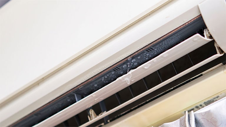 น้ำแอร์หยด เกิดจาก