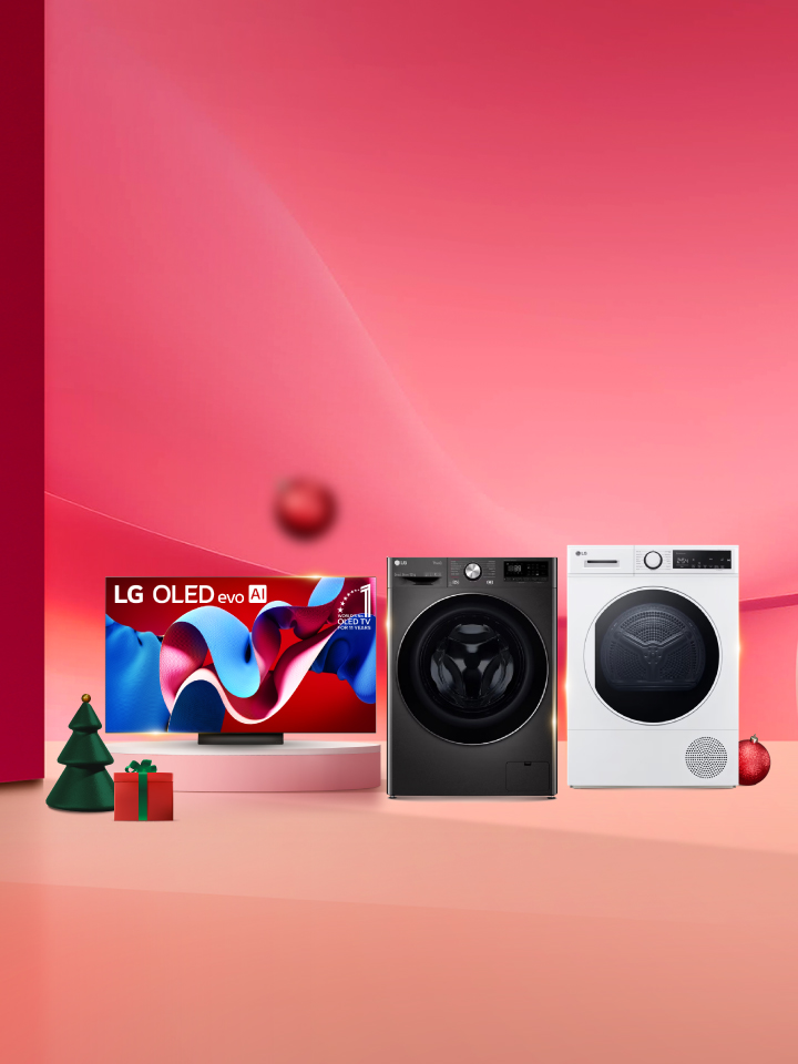 Flash Sale Banner shows TV and washing machines