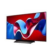 มุมมองด้านซ้ายของ LG OLED evo TV, OLED C4