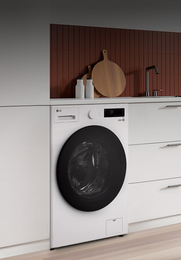 It shows the image of the interior of the washing machine