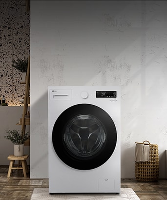 It shows the image of the interior of the washing machine