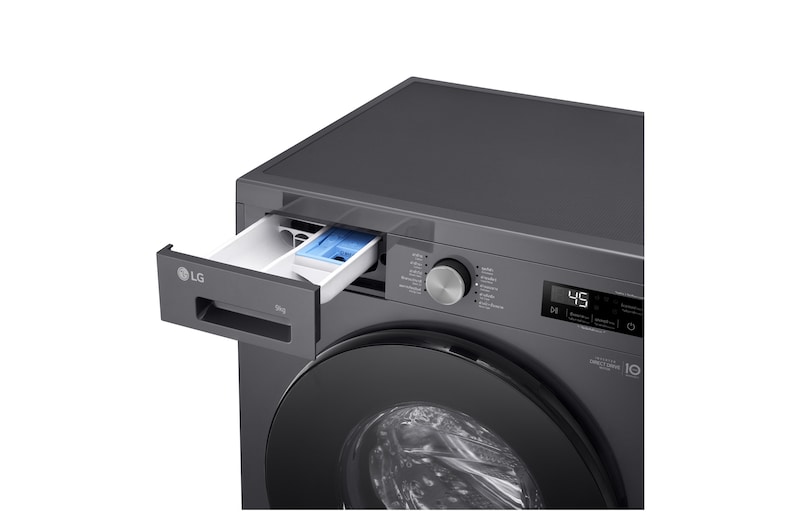 Right side detergent drawer-open View