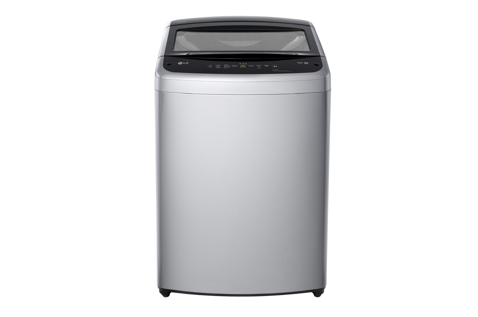 มุมมองด้านหน้าของเครื่องซักผ้าฝาบน 15 กก. รุ่น T2515VBTM ระบบ Smart Inverter