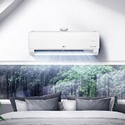 LG แอร์อินเวอร์เตอร์ LG DUALCOOL Puri รุ่น IPQ10R1 ขนาด 8,900 Btu with Air Purification, IPQ10R1