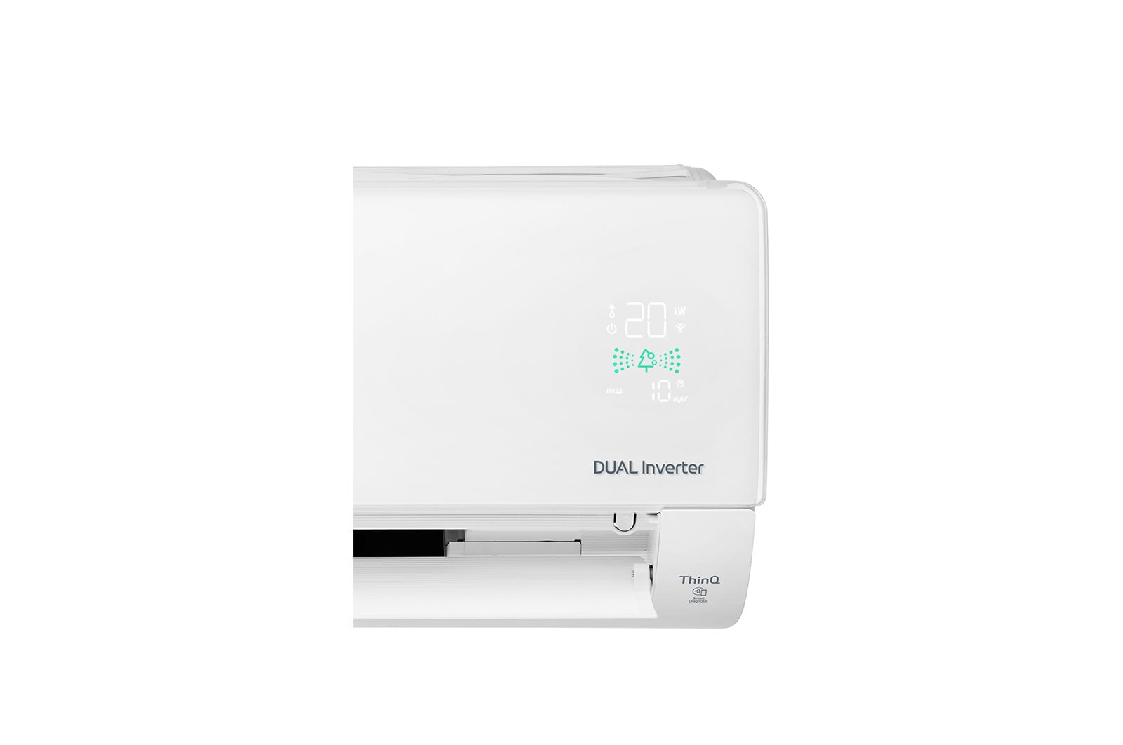 LG แอร์อินเวอร์เตอร์ LG DUALCOOL Puri รุ่น IPQ10R1 ขนาด 8,900 Btu with Air Purification, IPQ10R1