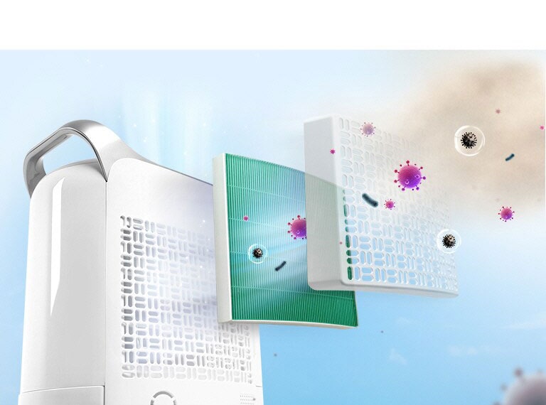 Safe Plus Filter ดักจับอนุภาคที่ไม่พึงประสงค์ - แบคทีเรีย ไวรัส ฝุ่น สารก่อภูมิแพ้ (ไส้กรองเซฟพลัสแยกจำหน่าย)