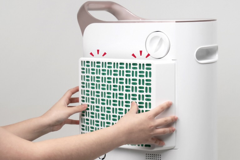 ตรวจสอบให้แน่ใจว่าทั้งชุดคลิกอย่างแน่นหนา