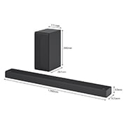 LG ลำโพง  SoundBar  รุ่นS65Q.DTHALLK, S65Q