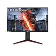 LG 27" UltraGear™ FHD 1ms IPS 144Hz Gaming Monitor with NVIDIA® G-SYNC® Compatible, 27GN650-B