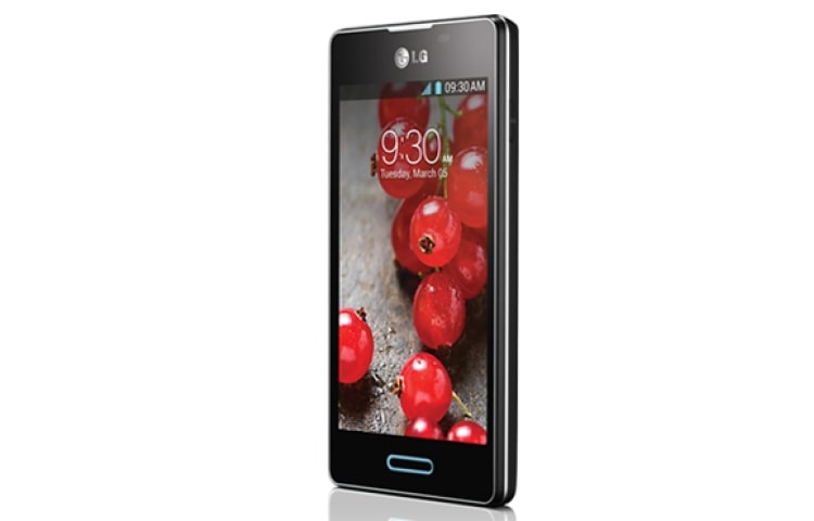 LG OPTIMUS L5 II แอนดรอยด์สมาร์ทโฟน 4.1 Jelly Bean CPU 1GHz Single Core หน้าจอขนาด 4 นิ้ว พร้อมหน่วยความจำภายใน 4 GB , E450 Optimus L5 II