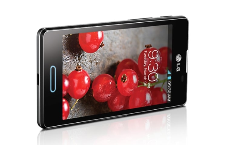 LG OPTIMUS L5 II แอนดรอยด์สมาร์ทโฟน 4.1 Jelly Bean CPU 1GHz Single Core หน้าจอขนาด 4 นิ้ว พร้อมหน่วยความจำภายใน 4 GB , E450 Optimus L5 II