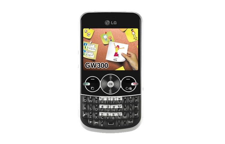 LG GW300 โทรศัพท์มือถือ พิมพ์ง่าย แชทมันส์ ด้วย Qwerty คีย์บอร์ด กล้อง 2 ล้าน ดีไซน์บางล้ำสมัย, GW300