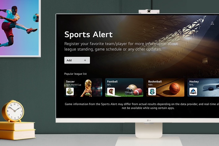 webOS 23 - Sports.
