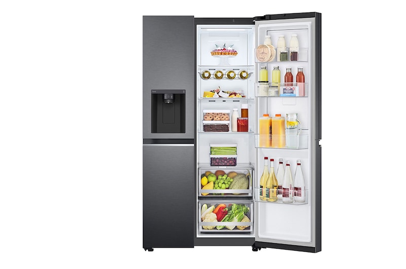 LG ตู้เย็น Side-by-Side รุ่น GC-J257CQES ขนาด 22.4 คิว ระบบ Inverter Linear Compressor พร้อม Smart WI-FI control ควบคุมสั่งงานผ่านสมาร์ทโฟน, GC-J257CQES