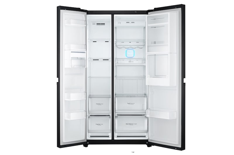 LG ตู้เย็น Side by Side รุ่น GC-M247UGBV ขนาด 21.8 คิว ระบบ Inverter Linear Compressor, GC-M247UGBV
