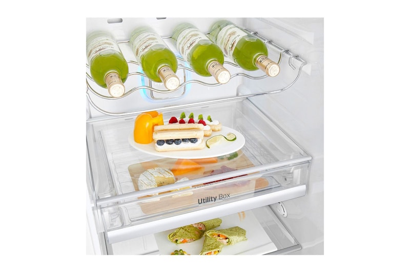 LG ตู้เย็น Side by Side รุ่น GC-M247UGBV ขนาด 21.8 คิว ระบบ Inverter Linear Compressor, GC-M247UGBV