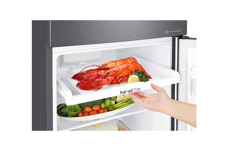 LG ตู้เย็น 2 ประตู รุ่น GN-B272SQCB ขนาด 9.2 คิว ระบบ Smart Inverter Compressor, GN-B272SQCB