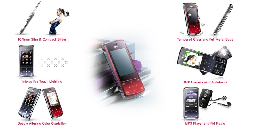 See The LG KF510 Key Features