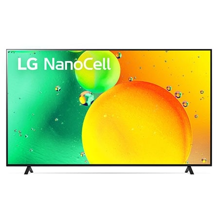 ด้านหน้าของทีวี NanoCell ของ LG