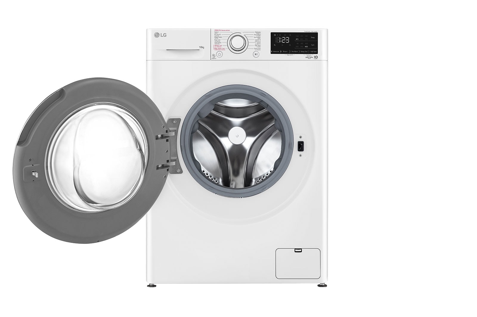 LG เครื่องซักผ้า 10 กก. รุ่น FV1410S5WG1 ระบบ AI DD™ พร้อม Smart Diagnosis ตรวจสอบปัญหาผ่านมือถือ, FV1410S5WG1